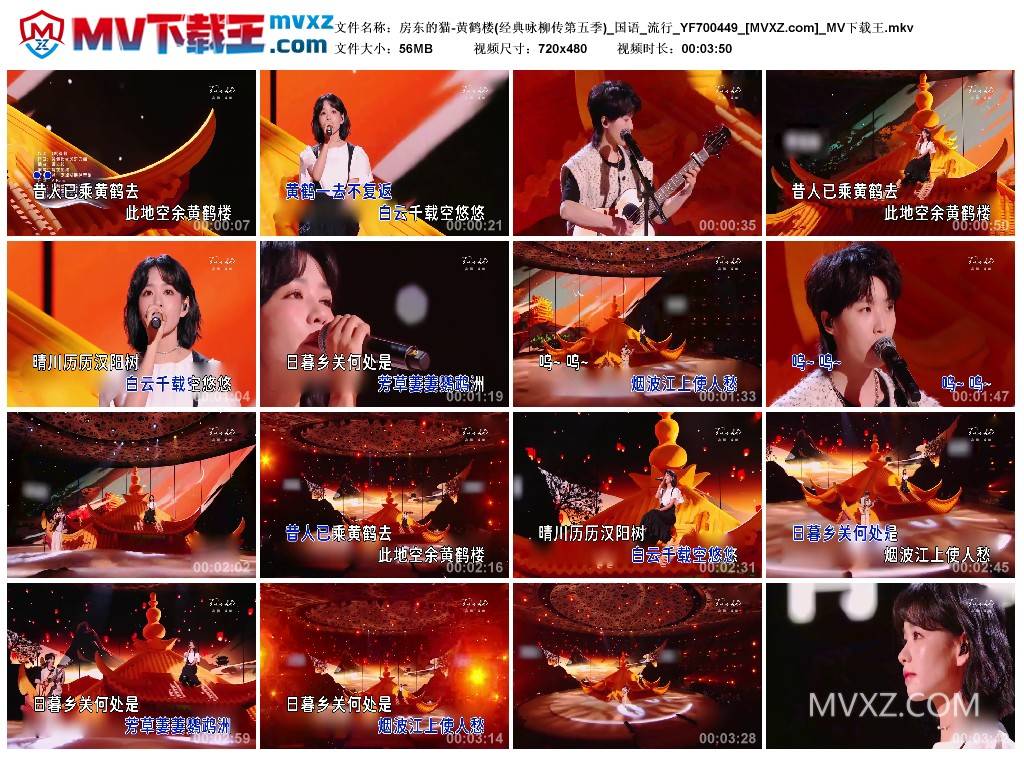 房东的猫-黄鹤楼(经典咏柳传第五季)_国语_流行_YF700449